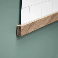 Boxdelux magnetisk rammeskinne til plakater - Egetræ. Vælg str.