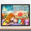 Børneplakat - Solen er så rød mor - Vælg str.