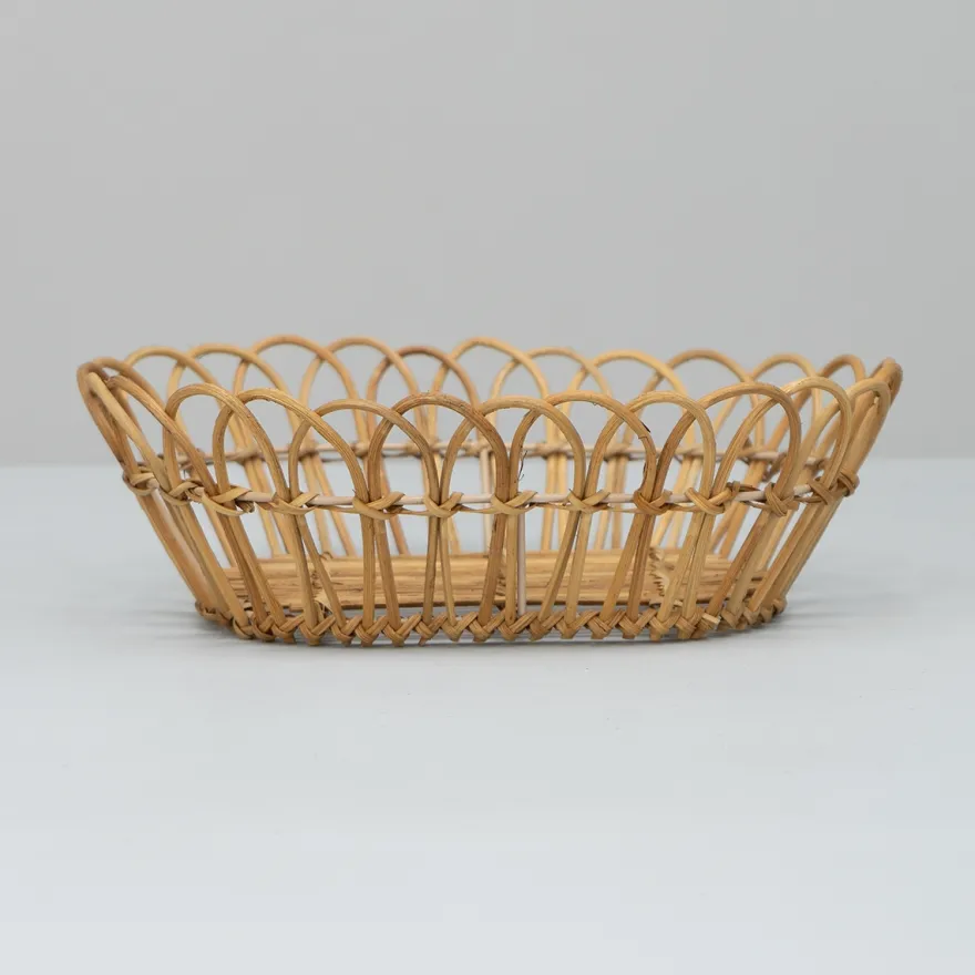 Bungalow Brødkurv i Rattan - Aflang - 30 cm