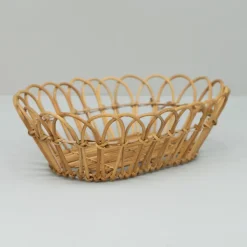 Bungalow Brødkurv i Rattan - Aflang - 30 cm
