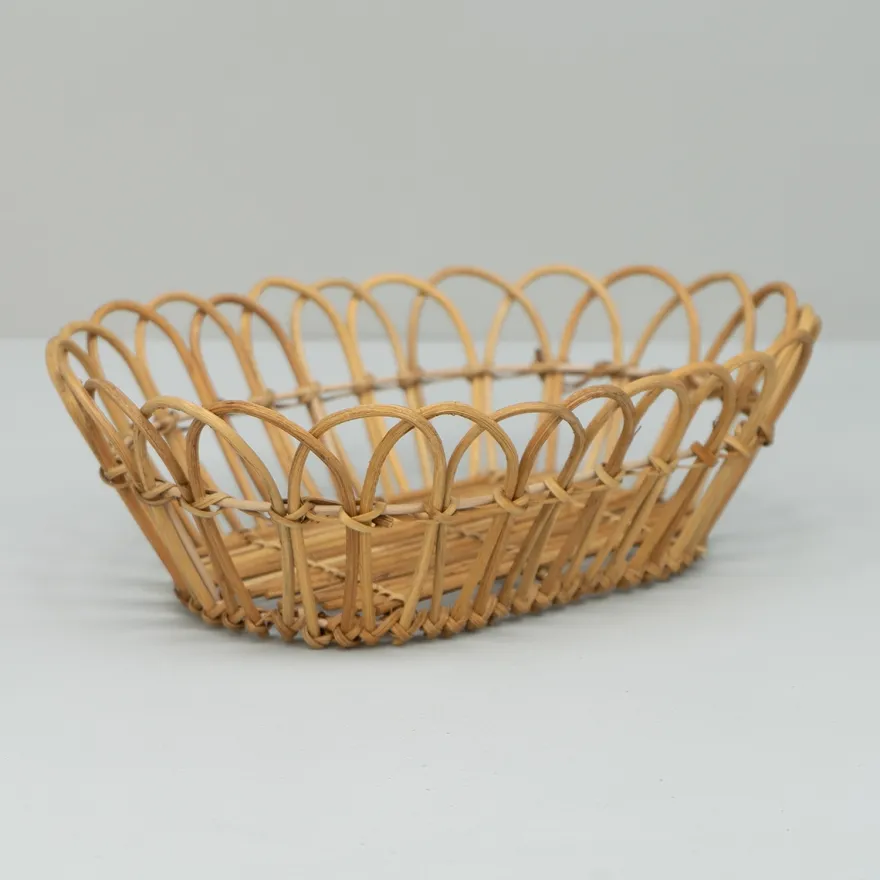 Bungalow Brødkurv i Rattan - Aflang - 30 cm