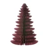 Bungalow Honeycomb Juletræ Whispwood - 18 cm. Aubergine