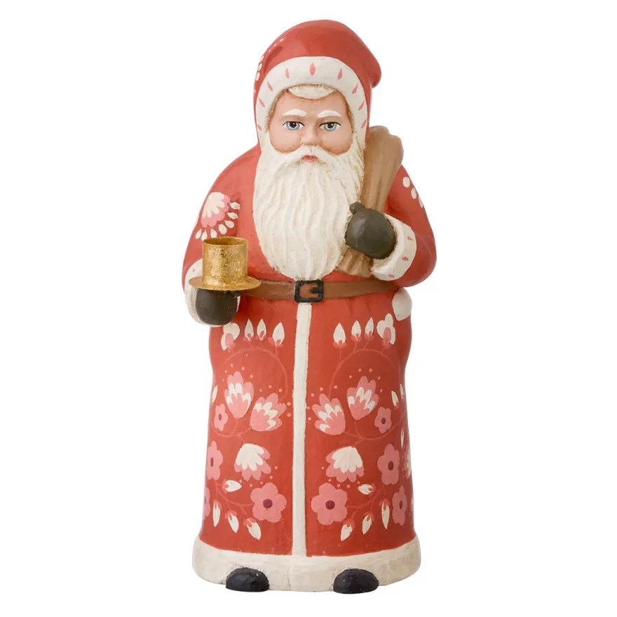 Bungalow Julefigur - Santa Marigold, Red, 18 cm