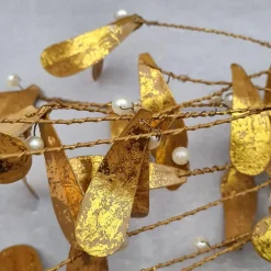 Bungalow julepynt - Mistelten i guld , Large