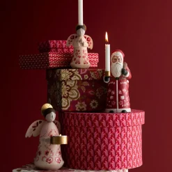 Bungalow Lysestage til kertelys - Angel Marigold, Ruby