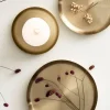 Bungalow Metalbakke Guld Ø18,5 cm