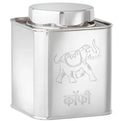 Bungalow Metaldåse til opbevaring af Kaffe