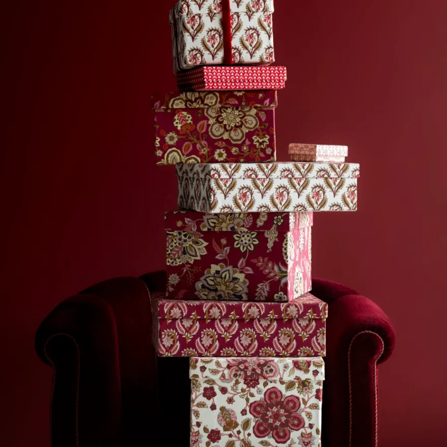 Bungalow Oblong æskesæt - Rektangulær - Bindiya Ruby