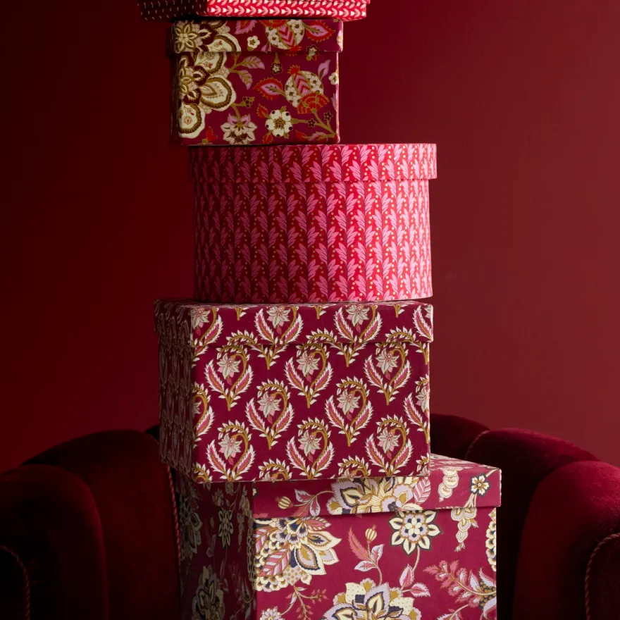 Bungalow Oblong æskesæt - Rektangulær - Bindiya Ruby