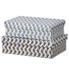 Bungalow Oblong SMALL æskesæt - Naya Indigo