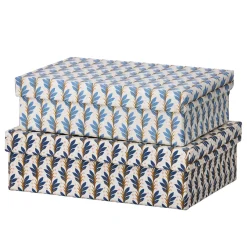 Bungalow Oblong SMALL æskesæt - Naya Indigo