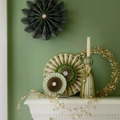 Bungalow papir rosetter - Zen Ø15, Pecan - 2stk