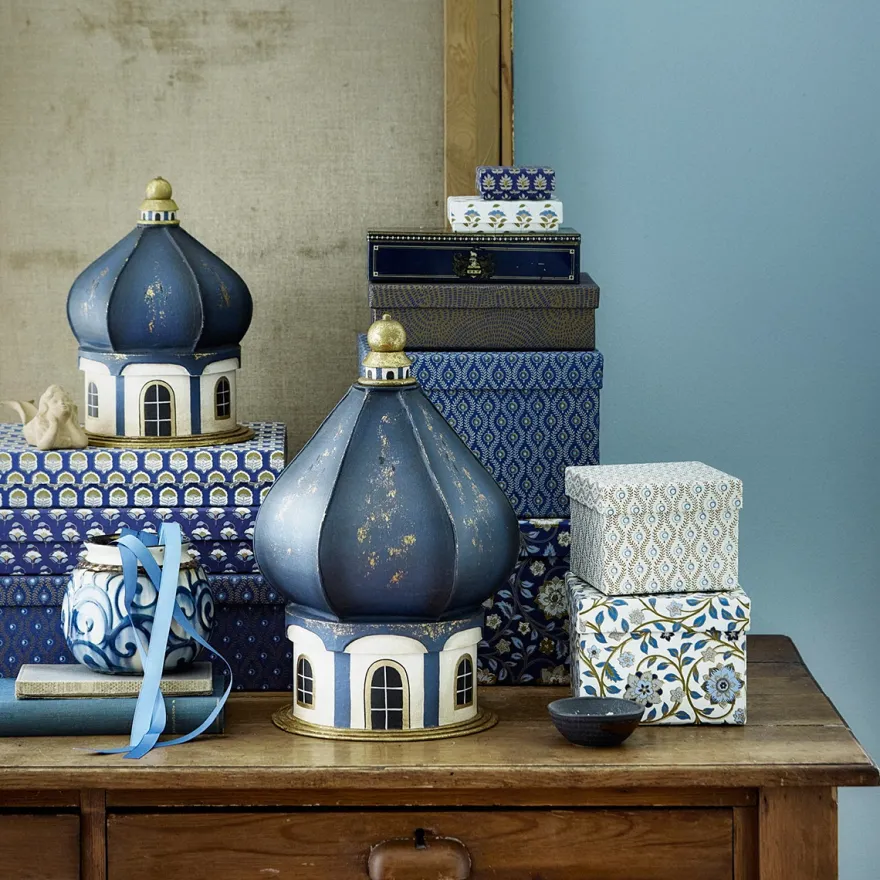 Bungalow æskesæt - Treasure Box - Zen Indigo
