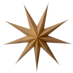 Bungalow Stjernelampe i papir - Milky Way Ochre, 80 cm.