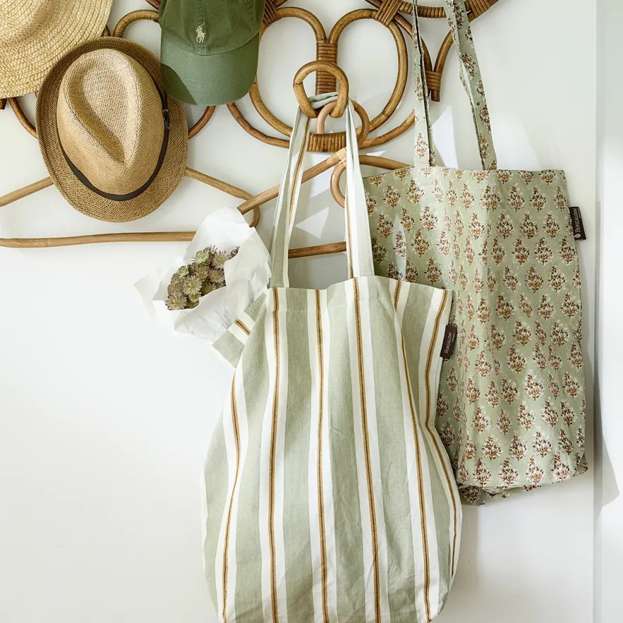 Bungalow stofpose - Tote Bag Verona, Sage