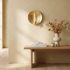 Bungalow Væglysestage - Golden, Rund