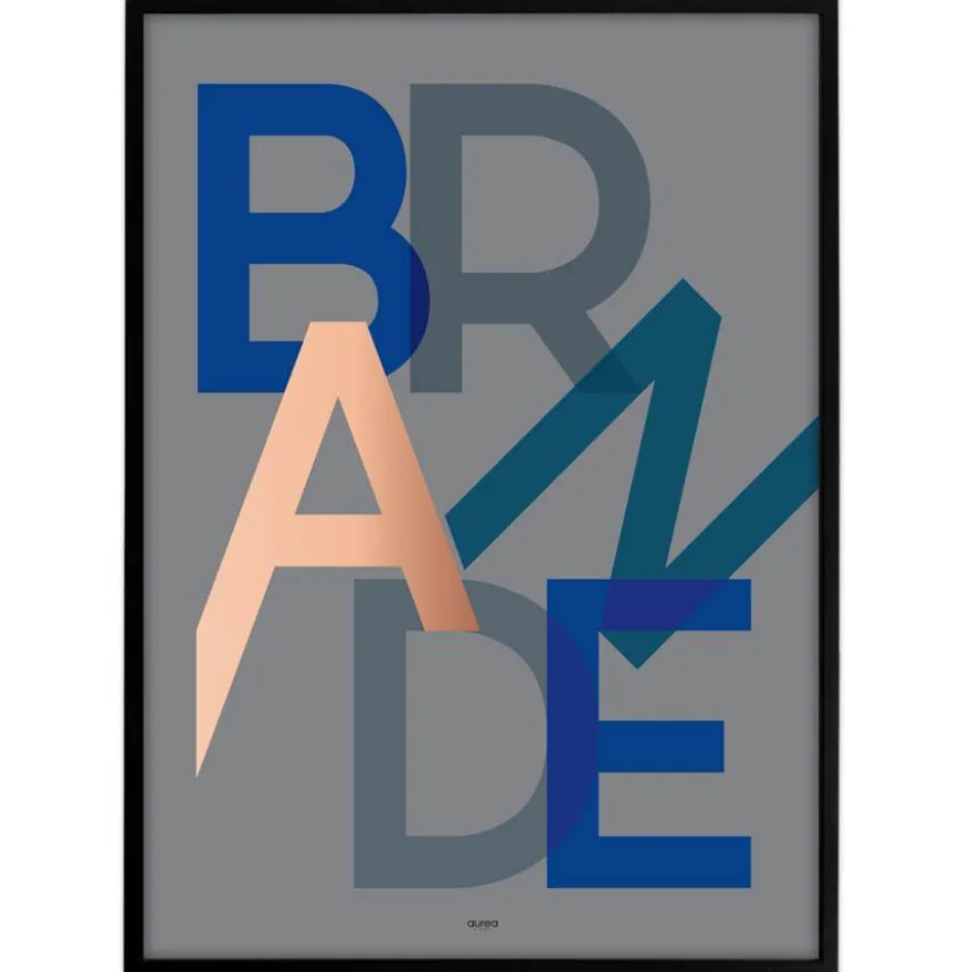 Bynavne Plakat - Grå - Vælg by