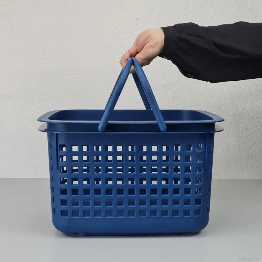 Cestino kurv i Navyblå - Medium