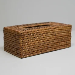 Charmille Kasse til Kleenex i Rattan. Honey