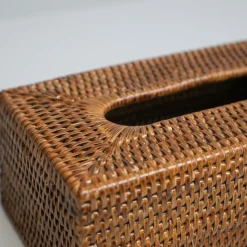Charmille Kasse til Kleenex i Rattan. Honey