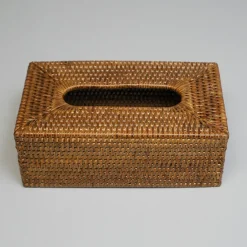 Charmille Kasse til Kleenex i Rattan. Honey