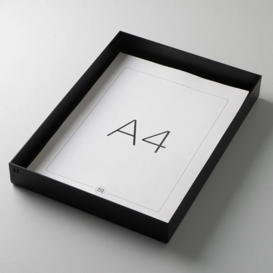 Como bakke i metal - A4 - Sort