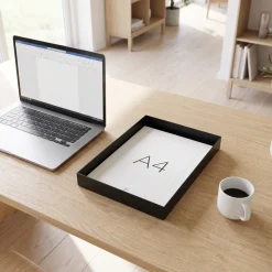 Como bakke i metal - A4 - Sort