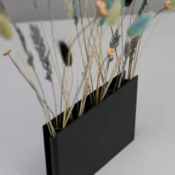 Como Flower Pot FIVE - Væghængt vase i metal, Sort
