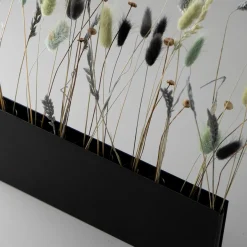 Como Flower Pot TEN - Væghængt vase i metal, Sort