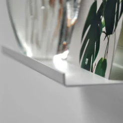 Como Gallerihylde i metal - 20 cm. - Hvid