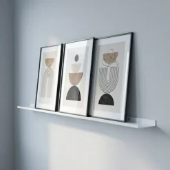 Como Gallerihylde i metal - 60 cm. - Hvid