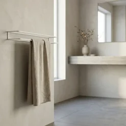 Como Håndklædeholder til væggen - Hvid 60 cm