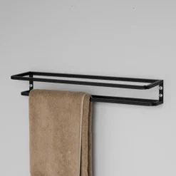 Como Håndklædeholder til væggen - Sort 40 cm