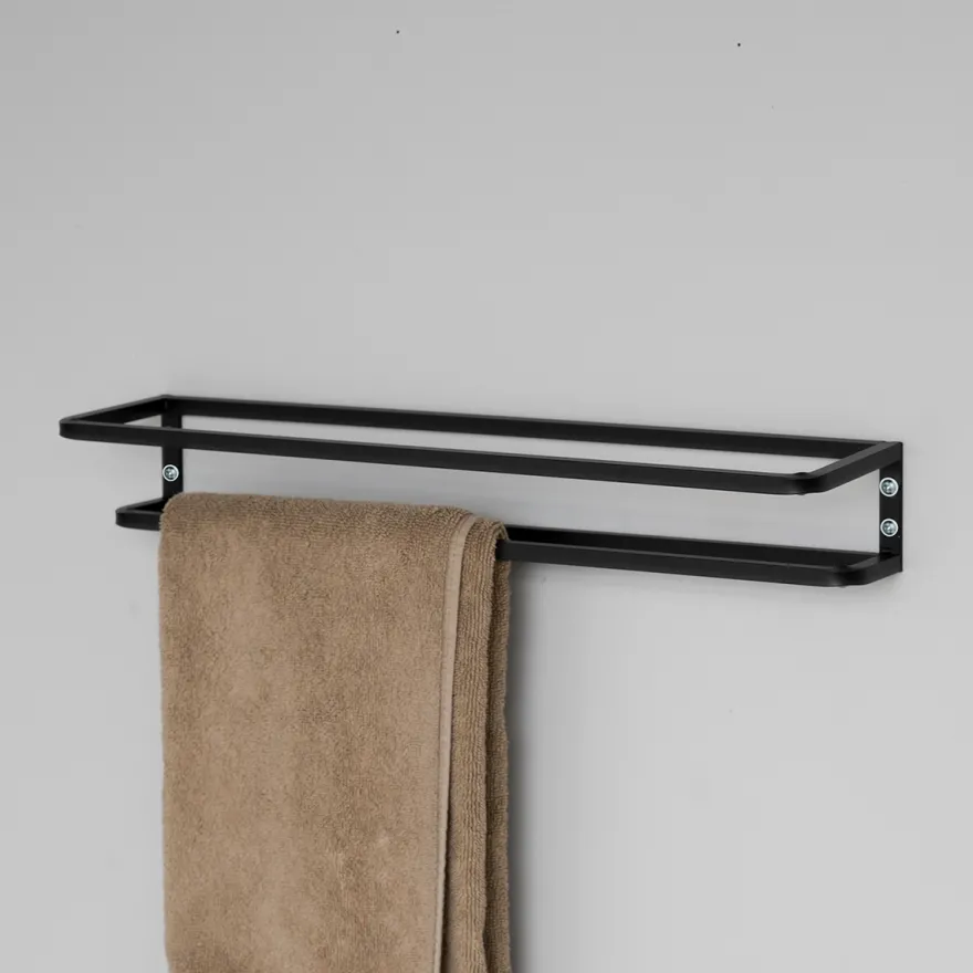 Como Håndklædeholder til væggen - Sort 40 cm