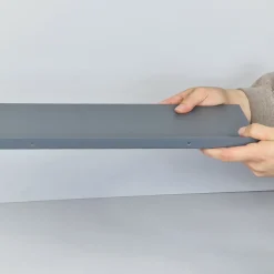 Como Hylde 40x15 cm. - Grå metal