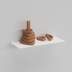 Como Hylde 25 x 10 cm - Hvid metal