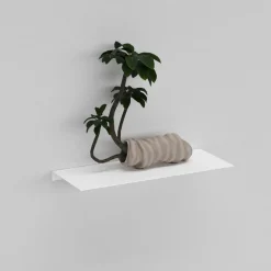 Como Hylde 25 x 10 cm - Hvid metal