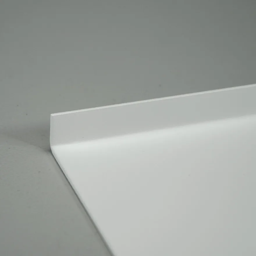 Como Hylde 25 x 15 cm - Hvid metal