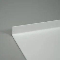 Como Hylde 50 x 15 cm - Hvid metal
