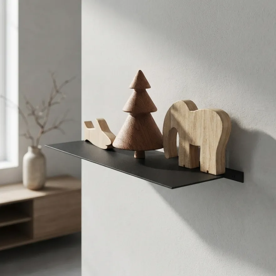 Como Hylde 37,5 x 15 cm - Sort metal