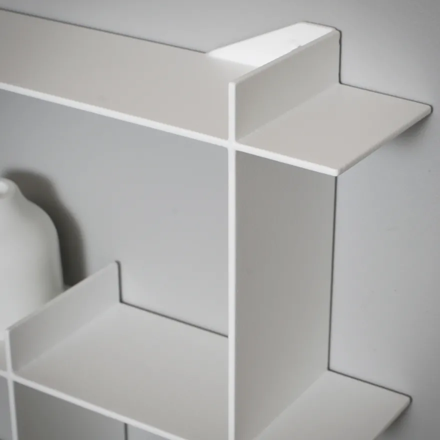 Como Niveau Display Hylde, Large, Hvid