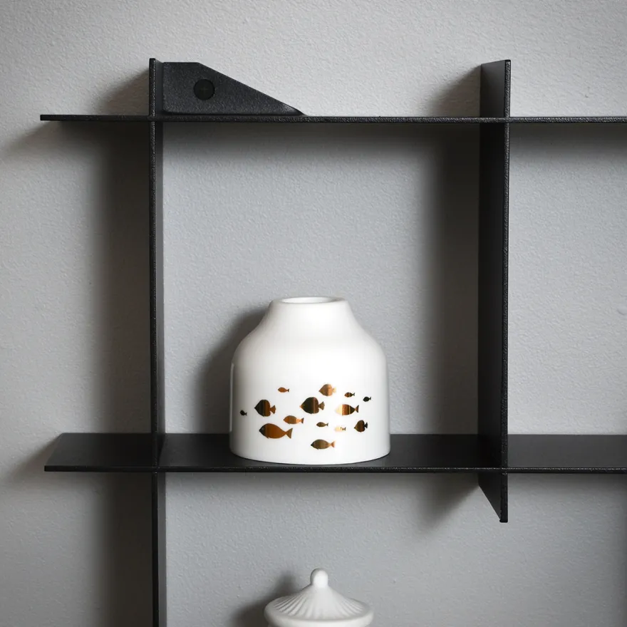 Como Niveau Display Hylde, Large, Sort