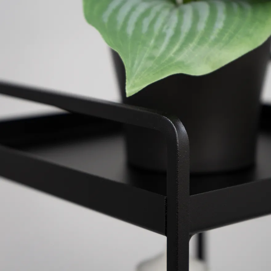 Como Plantestander med to hylder - Sort