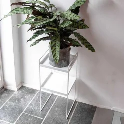 Como Plantestander med to hylder, Hvid