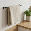 Como viskestykkeholder - 40 cm, Sort - DOUBLE