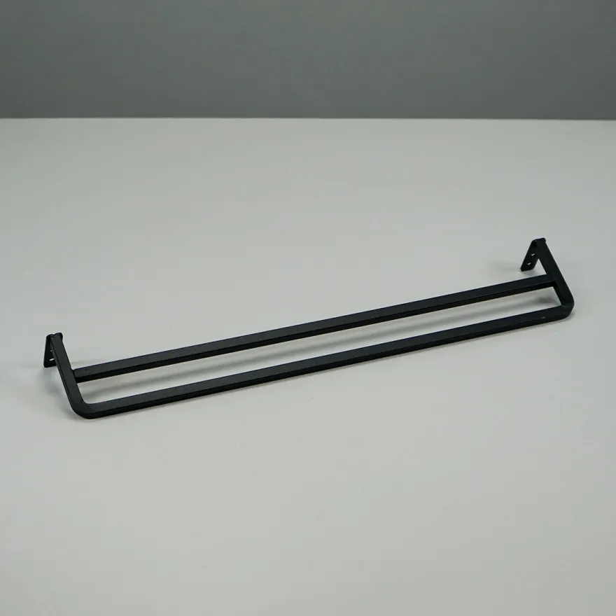 Como viskestykkeholder - 40 cm, Sort - DOUBLE