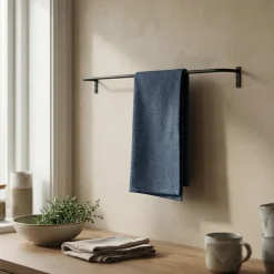 Como viskestykkeholder, 60 cm, Sort