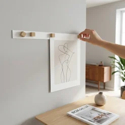 Como Wallnote inkl. magneter - Hvid
