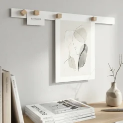 Como Wallnote inkl. magneter - Hvid