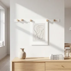 Como Wallnote inkl. magneter - Hvid